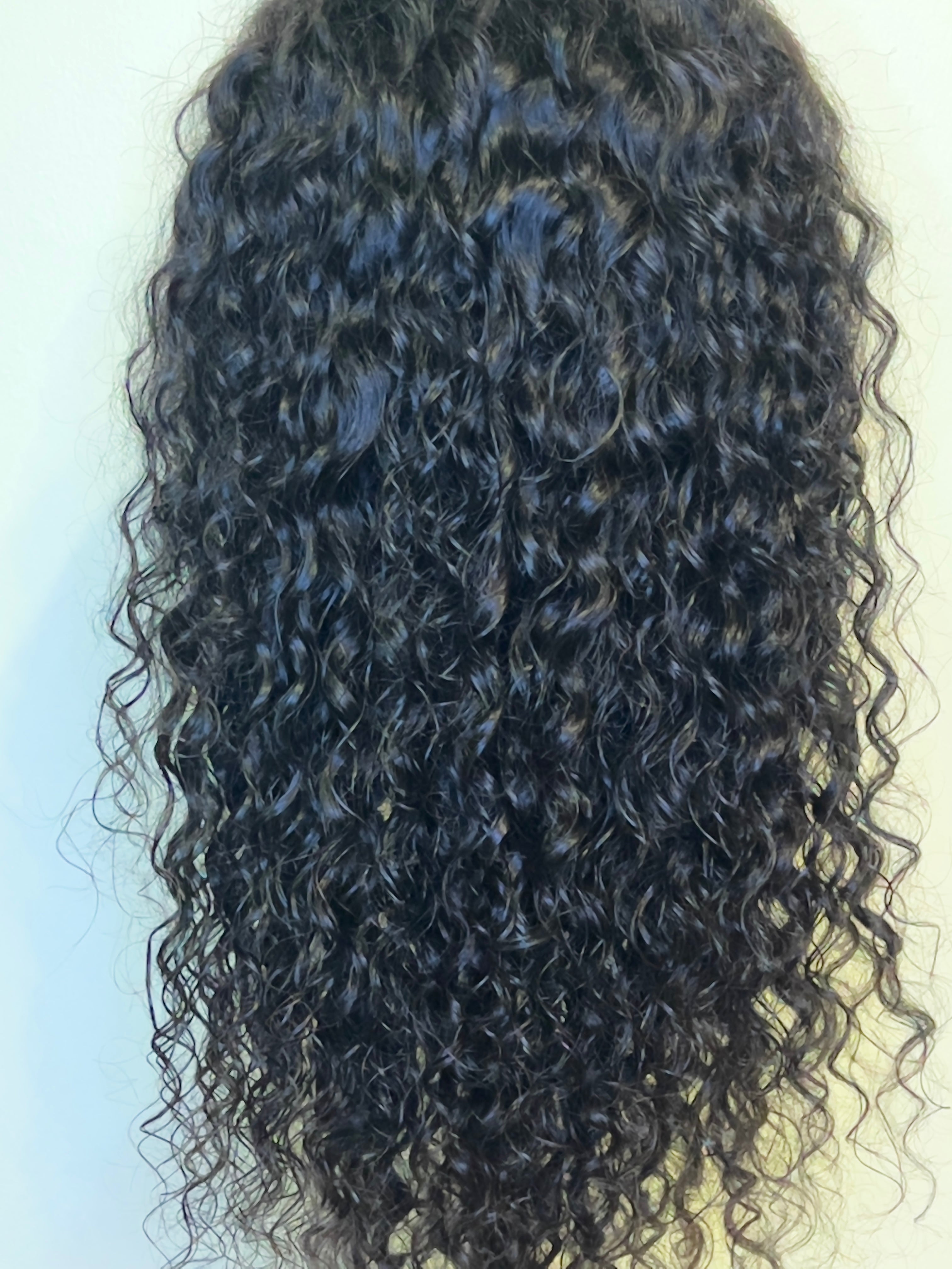 13x4 High Density curly water wave wig